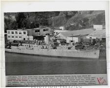 1963 Press Photo República Dominicana fragata Mella que Juan Bosch navegará. comprar usado  Enviando para Brazil