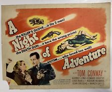 Pôster original A Night Of Adventure 1944 Tom Conway Audrey Long YeOldePosterCom comprar usado  Enviando para Brazil
