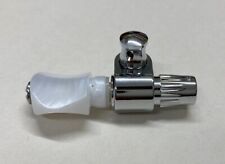 Banjo 5th String Banjo Tuning Peg - Good Quality, Chrome-plated, Pearloid Button for sale  FAVERSHAM