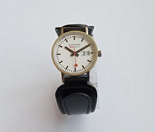 MONDAINE OFFICIAL SWISS RAILWAYS DATE DISPLAY WATCH (2000's RARE COLLECTABLE) for sale  Shipping to South Africa