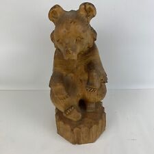 Wooden carved bear for sale  WAKEFIELD