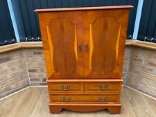 yew tv cabinet for sale  BURTON-ON-TRENT