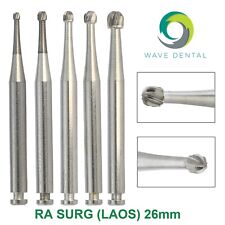 Wave Dental Carbide Surgical Burs Round For Slow Speed Latch RA SURG 26mm PRIMA for sale  Shipping to South Africa