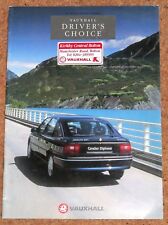 1993 vauxhall brochure for sale  BANGOR