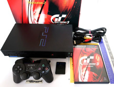 Console Sony PlayStation 2 PS2 SCPH-35000 GT3 pacote de corrida preto na caixa Japão F/S comprar usado  Enviando para Brazil