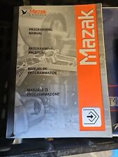 Mazak programming manual for sale  GREAT YARMOUTH