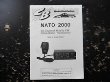 1980s CB Manual do Proprietário OTAN 2000 Reino Unido 40 Canais FM Banda Cidadã comprar usado  Enviando para Brazil