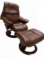 Ekornes stressless leather for sale  BARNSLEY