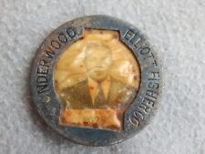 Used, Vintage Underwood Elliot Fisher Co Employee Picture Badge Button Estate Find for sale  Shipping to South Africa