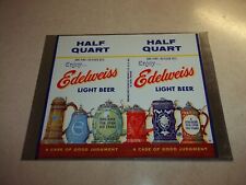 Vintage edelweiss beer for sale  New Berlin