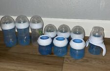 Lot of Avent Natural Baby Bottles “Old Style” Nipples Blue Monkey Elephant for sale  Shipping to South Africa