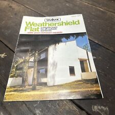 Dulux Weathershield Flat Exterior Vintage Paint Chart 1970’s Australian  for sale  Shipping to South Africa