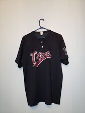 Usado, Camisa masculina de beisebol KC T-Bones XL manga curta botão #12 menor preta comprar usado  Enviando para Brazil