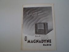 radio magnadyne sv 15 usato  Salerno