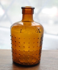 Amber glass lysol for sale  Shipping to Ireland