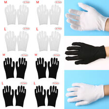 24 pares de guantes de trabajo de algodón para mago ceremonia de inspección de monedas eczema 7/8"  segunda mano  Embacar hacia Argentina