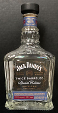 Jack Daniels DOS VECES BARRIL Edición Limitada botella vacía 700 ml y ETIQUETA COLGANTE, usado segunda mano  Embacar hacia Argentina