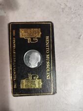 Moneta centenario mussolini usato  Foggia