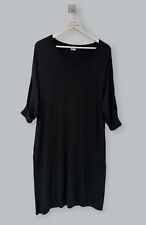 POETRY Silk and Cashmere Fine Knit Dark Grey Jumper Dress Size UK 12 US 8 for sale  Shipping to South Africa