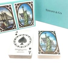 Conjunto duplo de cartas de baralho Tiffany & Co novas com plástico #101 comprar usado  Enviando para Brazil