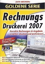 Rechnungsdruckerei 2007 data gebraucht kaufen  Berlin