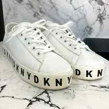 Tênis DKNY branco couro clássico básico cápsula guarda-roupa TREINADORES 9 M comprar usado  Enviando para Brazil