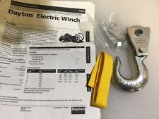 Dayton electric winch accessory kit 8000 LB pulley block,hand saver mounting kit for sale  Shipping to South Africa