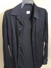 Camisa social preta Armani manga longa 40/15,75 excelente  comprar usado  Enviando para Brazil