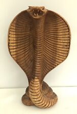 Carved wooden python for sale  CRANLEIGH