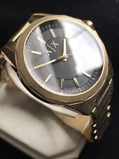 Reloj de diseño genuino Armani Exchange dorado negro para hombre AX2619 precio de venta sugerido por el fabricante £ 199 segunda mano  Embacar hacia Argentina