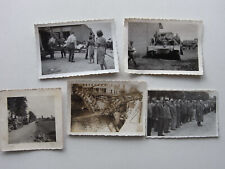 Polen - Panzer , zerstörte Brücke , Gefangenen Appell , u.a. , 5 Fotos um 1939, gebraucht gebraucht kaufen  Hamburg