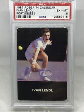 1987 Adega 74 Calendário Português Ivan Lendl PSA 6 (Top Pop, Pop 1), usado comprar usado  Enviando para Brazil