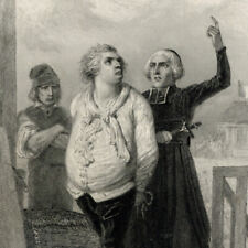 Grabado original Revolution Mort De Louis XVI 16 Charles-Henri Sanson Xixth segunda mano  Embacar hacia Argentina
