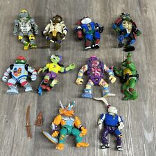 Usado, Lote Vintage de 10 Figuras de Ação Teenage Mutant Ninja Turtles TMNT Anos 80 Anos 90 comprar usado  Enviando para Brazil