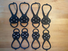 Ice & Snow Shoe Gripper Spikes; FOUR Pairs of Ice Cleats; Ice Hiking: Good Cond. for sale  Shipping to South Africa