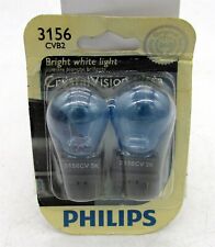 Philips Crystal Vision Ultra Light 3156 27W duas lâmpadas substituição de seta frontal, usado comprar usado  Enviando para Brazil