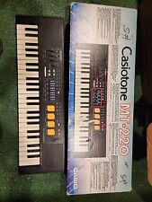 Teclado sintetizador de piano Casio Casiotone MT-220 con batería  segunda mano  Embacar hacia Argentina