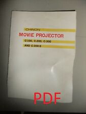 Instructions cine movie for sale  LEICESTER