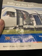 Kampa rally air for sale  SOLIHULL