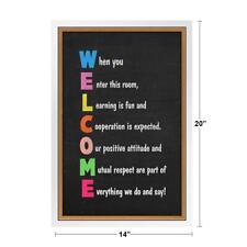 Welcome classroom sign for sale  Mount Vernon
