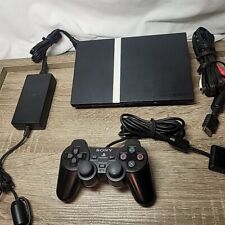 PlayStation 2 PS2 Slim SCPH-70012 Black Console Bundle Controller & Cables for sale  Shipping to South Africa