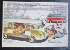 Cartão postal VW tela dividida Camper Vans De Luxe Station Wagon 1958 Mayfair cartões, usado comprar usado  Enviando para Brazil