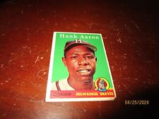 1958 topps hank for sale  Linthicum Heights