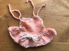 Gestricktes puppenkleid rosa gebraucht kaufen  Heroldsberg