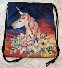 Unicorn watercolor floral for sale  Martinsville