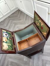Antique vintage Upright Wooden Sewing Box on legs / Bedside cabinet ~ VGC for sale  Shipping to South Africa