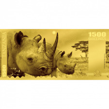 Gold banknote rhinozeros gebraucht kaufen  Lindau (Bodensee)