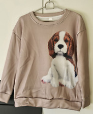 Sweatshirt beige beagle gebraucht kaufen  Boizenburg/ Elbe