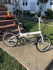 Bicycle Folds Up Small Commuter White  for sale  Long Beach