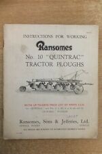 Ransomes quintrac tractor for sale  Shipping to Ireland
